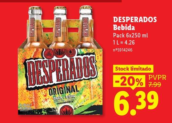 DESPERADOS Bebida