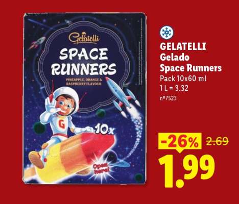 GELATELLI Gelado Space Runners