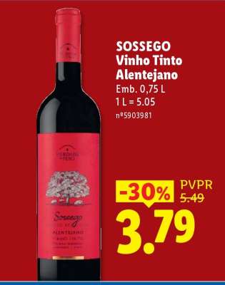 SOSSEGO Vinho Tinto Alentejano