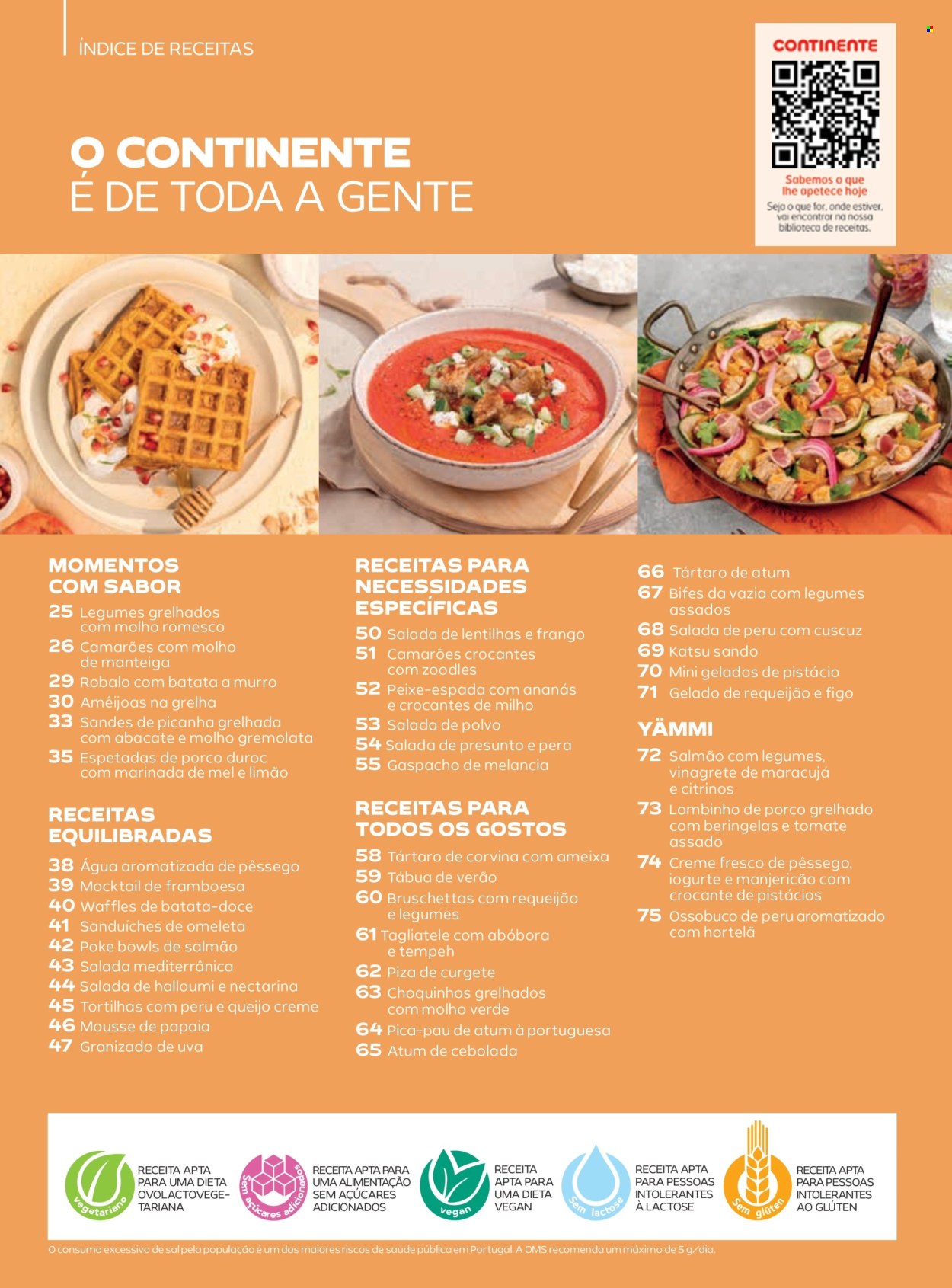 Folheto Continente. Página 10