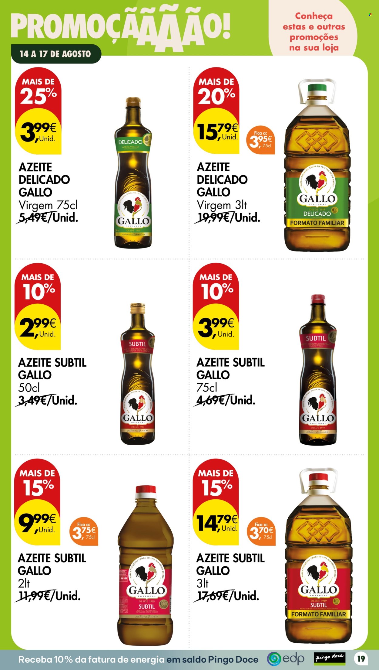 Folheto Pingo Doce - 14.8.2026 - 17.8.2026. Página 19