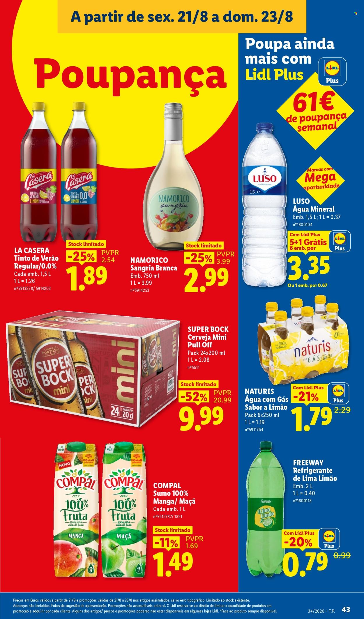 Folheto Lidl - 17.8.2026 - 23.8.2026. Página 43