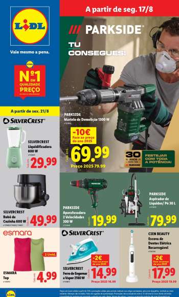 Folheto Lidl - 17.8.2026 - 21.8.2026.
