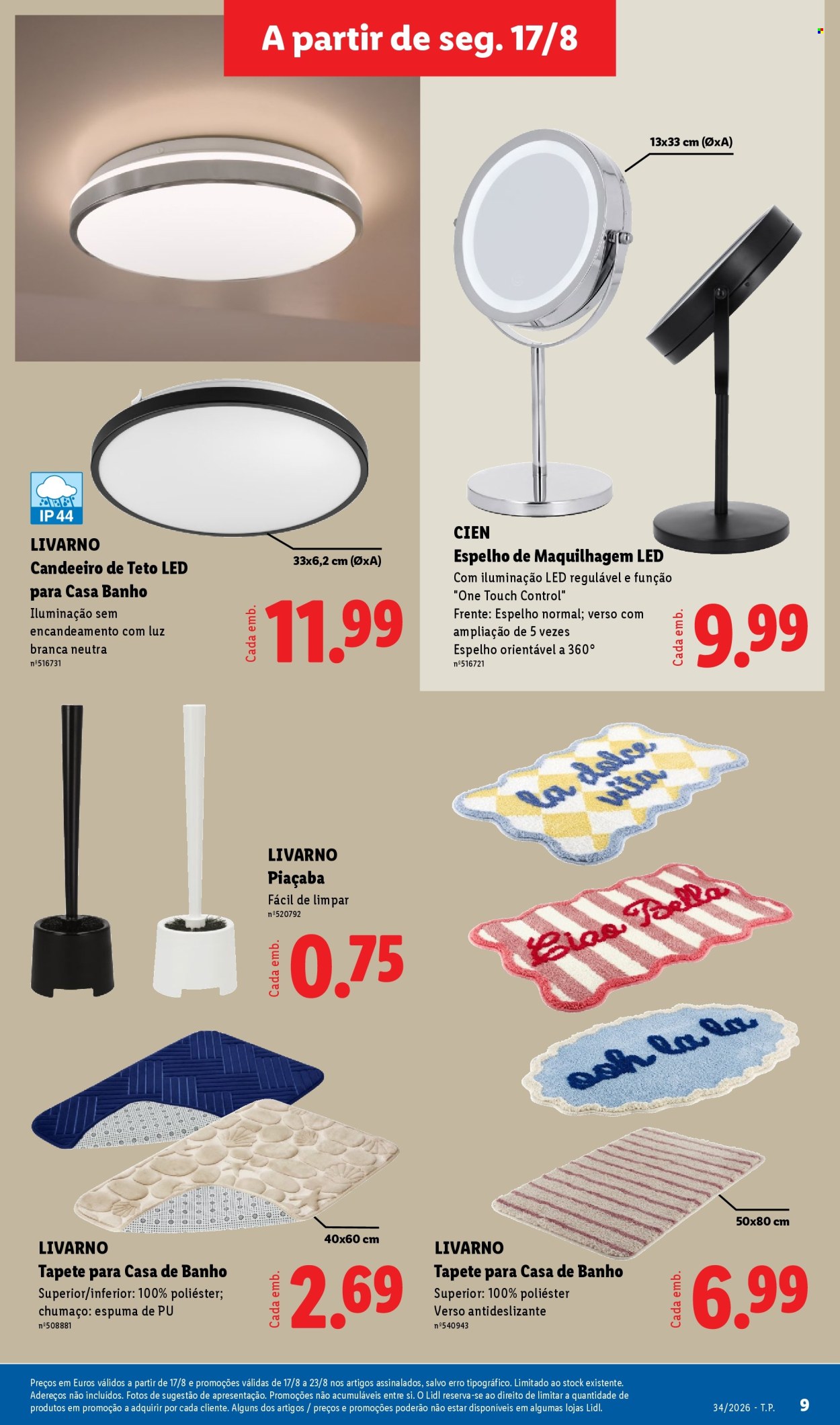 Folheto Lidl - 17.8.2026 - 21.8.2026. Página 9