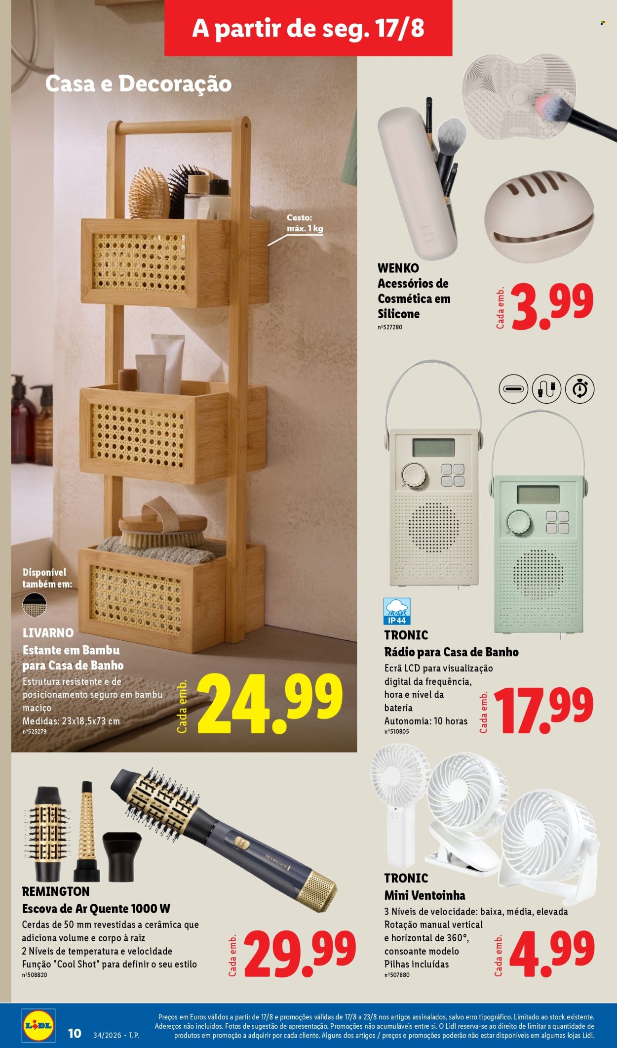 Folheto Lidl - 17.8.2026 - 21.8.2026. Página 10
