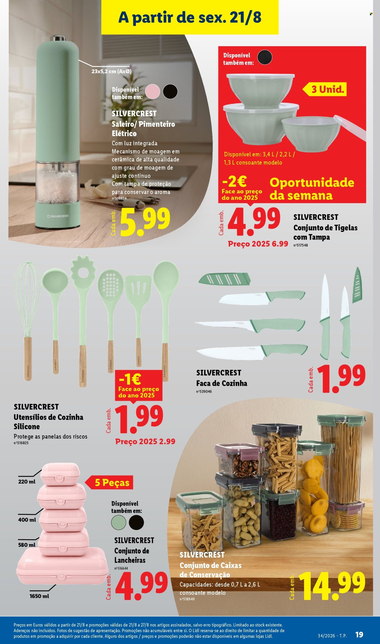 Folheto Lidl - 17.8.2026 - 21.8.2026. Página 19