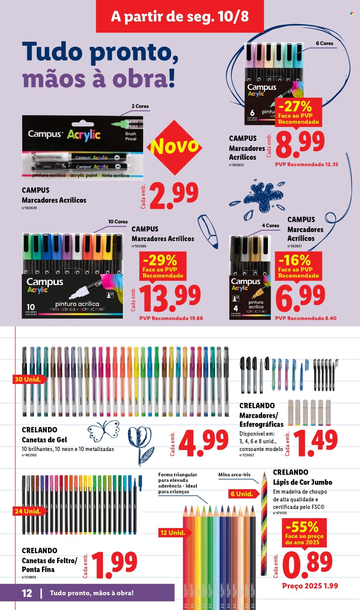Folheto Lidl - 10.8.2026 - 16.8.2026. Página 12
