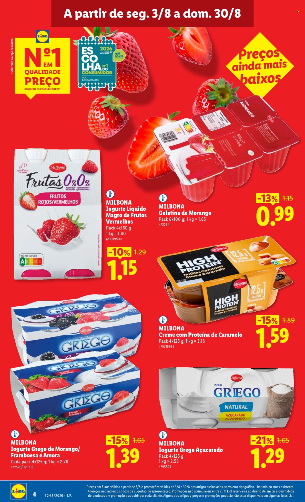 Folheto Lidl - 3.8.2026 - 30.8.2026. Página 4