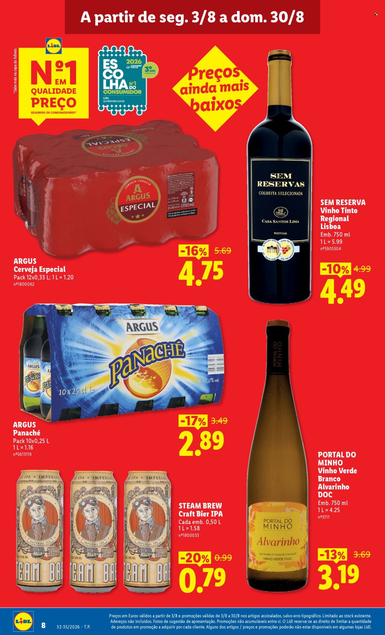 Folheto Lidl - 3.8.2026 - 30.8.2026. Página 8