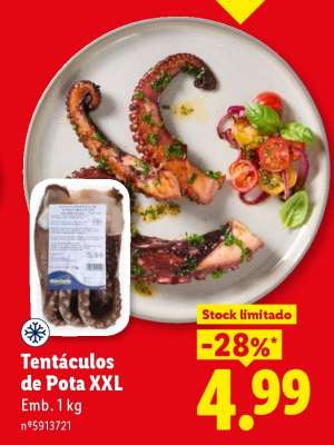 Tentáculos de Pota XXL