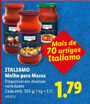 ITALIAMO Molho para Massa