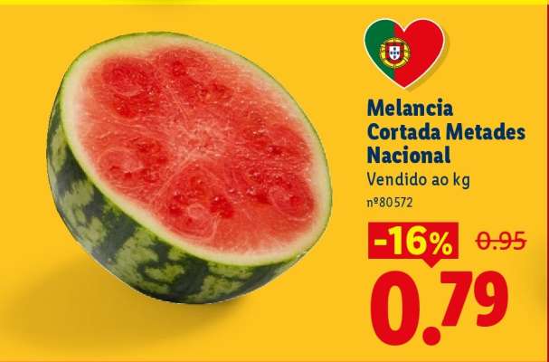 Melancia Cortada Metades Nacional