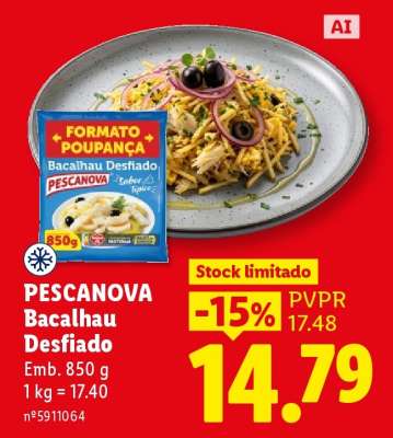 Pescanova Bacalhau Desfiado
