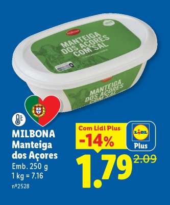 MILBONA Manteiga dos Açores