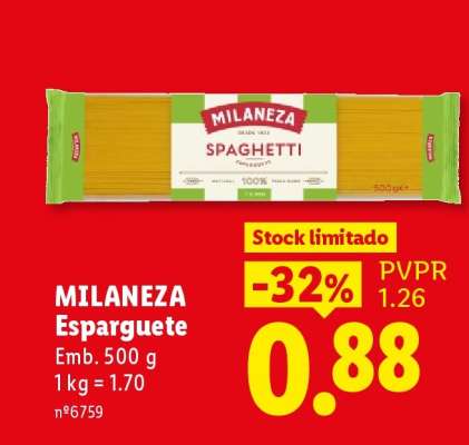 MILANEZA Esparguete