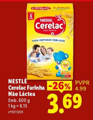 NESTLÉ Cerelac Farinha Não Láctea