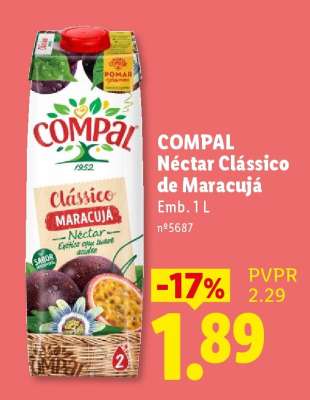COMPAL Néctar Clássico de Maracujá