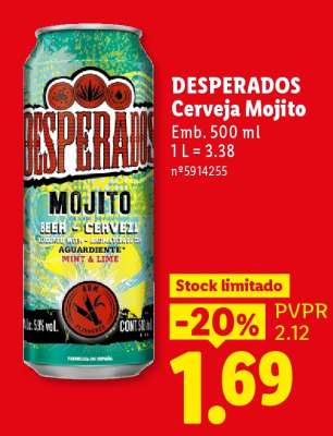 DESPERADOS Cerveja Mojito