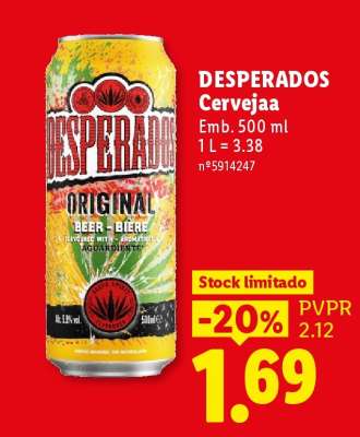 DESPERADOS Cervejaa