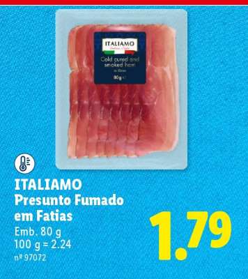 ITALIAMO Presunto Fumado em Fatias