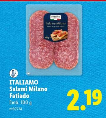 ITALIAMO Salami Milano Fatiado