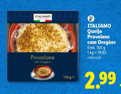ITALIAMO Queijo Provolone com Oregãos