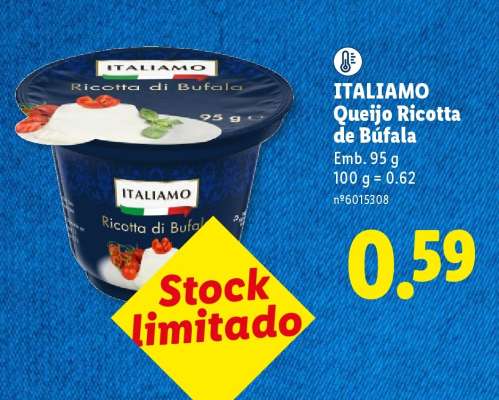 ITALIAMO Queijo Ricotta de Búfala