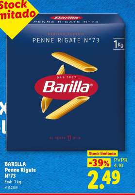 BARILLA Penne Rigate N°73