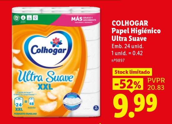 COLHOGAR Papel Higiénico Ultra Suave
