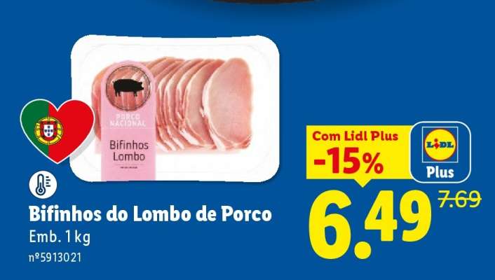 Bifinhos do Lombo de Porco