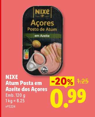 NIXE Atum Posta em Azeite dos Açores