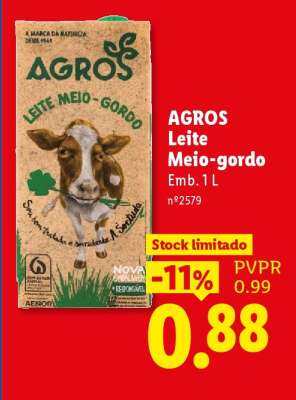 Agros Leite Meio-gordo