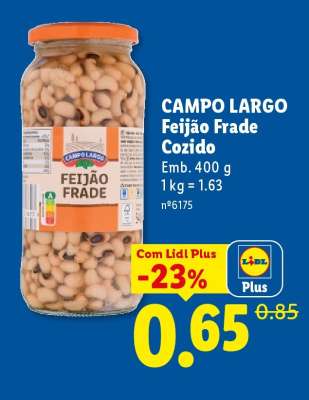 Campo Largo Feijão Frade Cozido