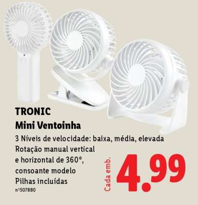 TRONIC Mini Ventoinha