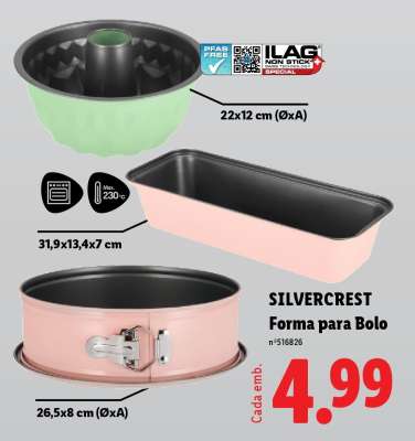 SILVERCREST Forma para Bolo