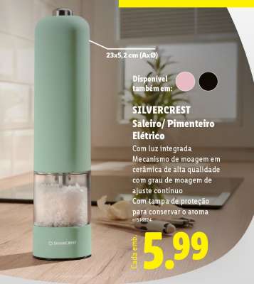 SILVERCREST Saleiro/ Pimenteiro Elétrico