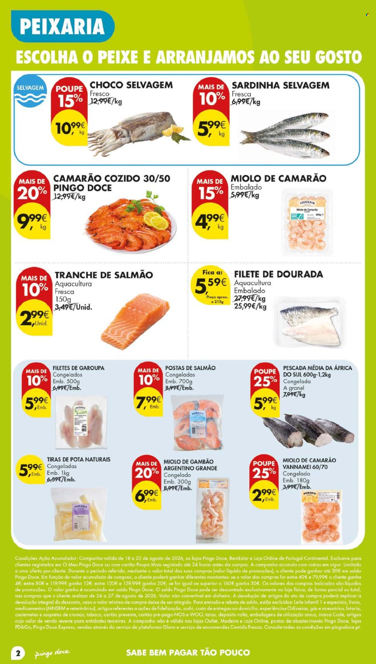 Folheto Pingo Doce - 18.8.2026 - 24.8.2026. Página 2