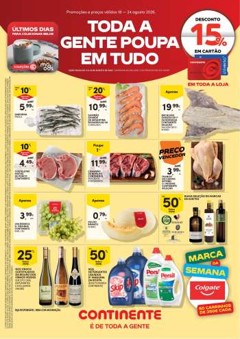 thumbnail - Folheto Continente - Semanal: Toda a gente poupa em tudo