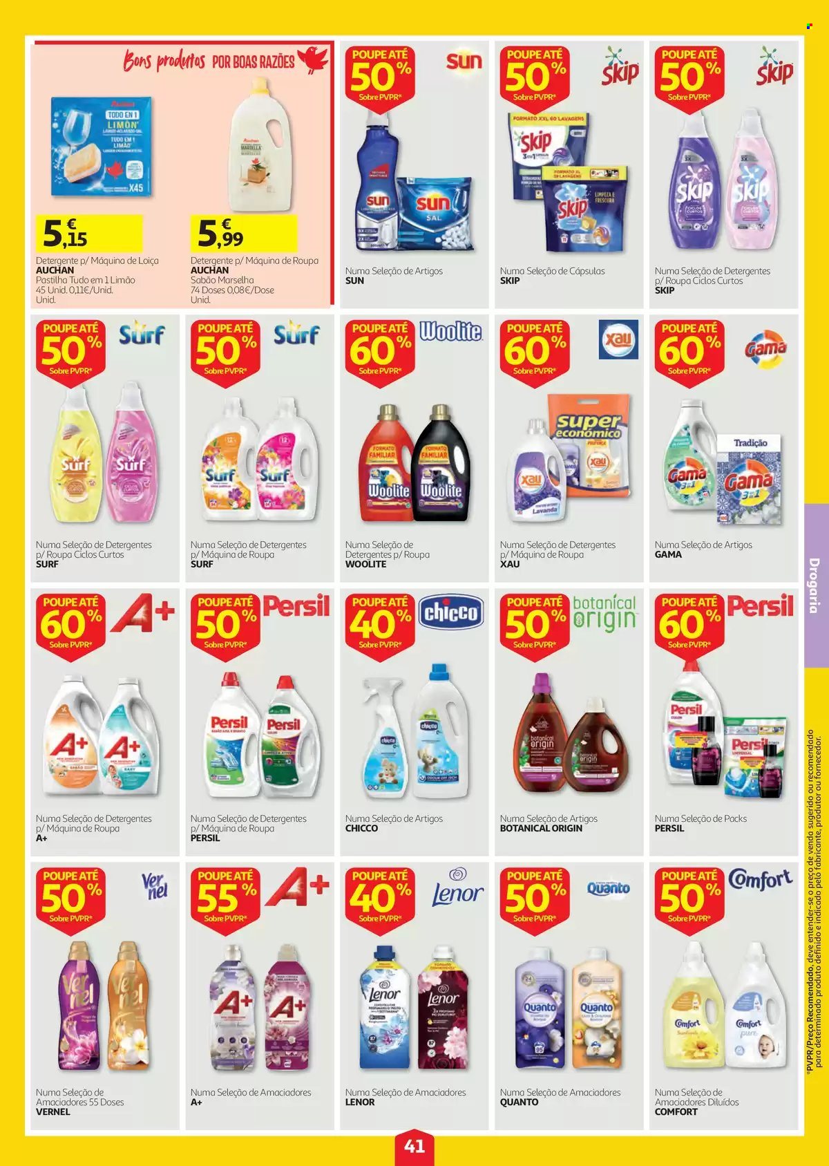 Folheto Auchan - 20.8.2026 - 26.8.2026. Página 41