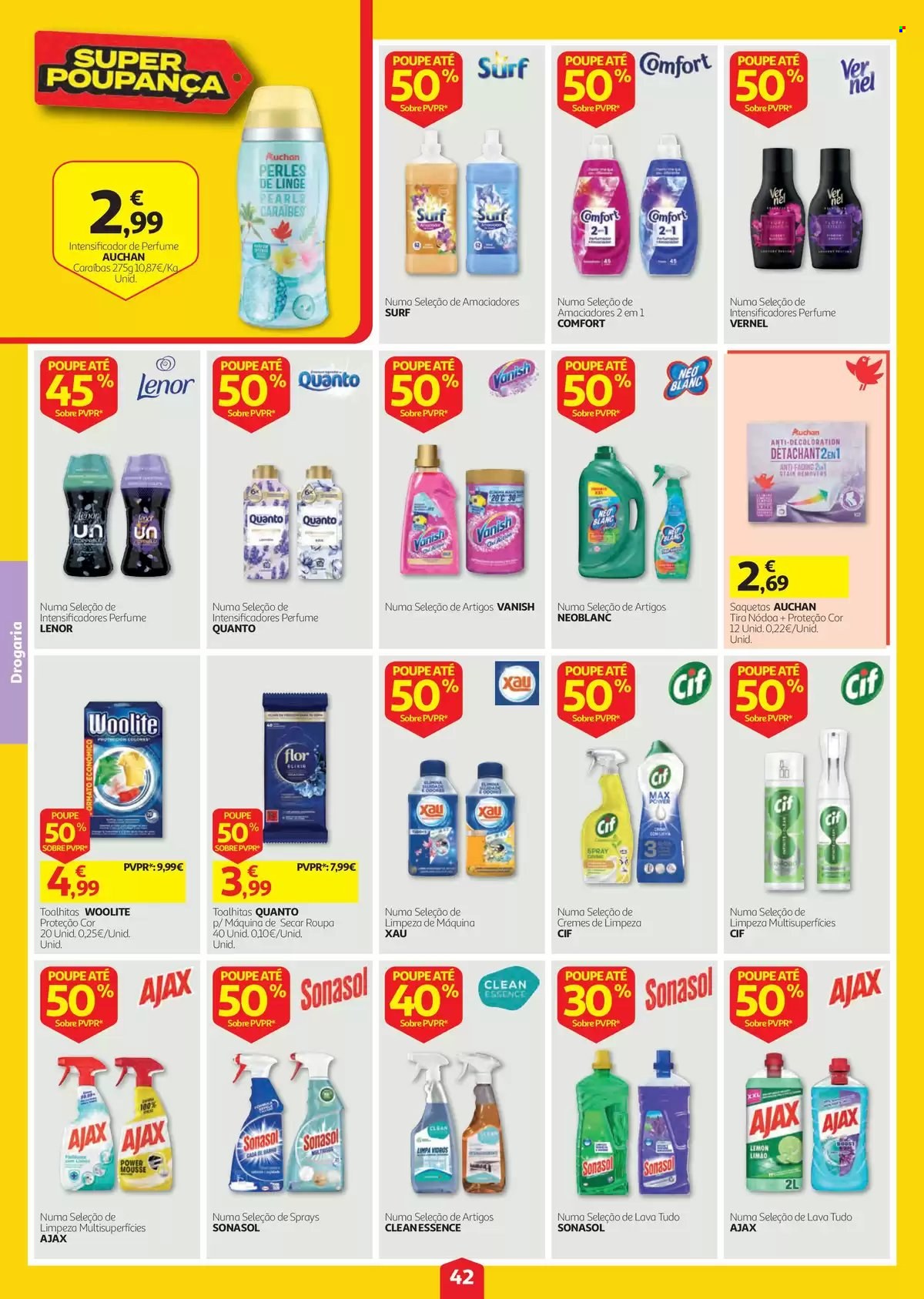 Folheto Auchan - 20.8.2026 - 26.8.2026. Página 42