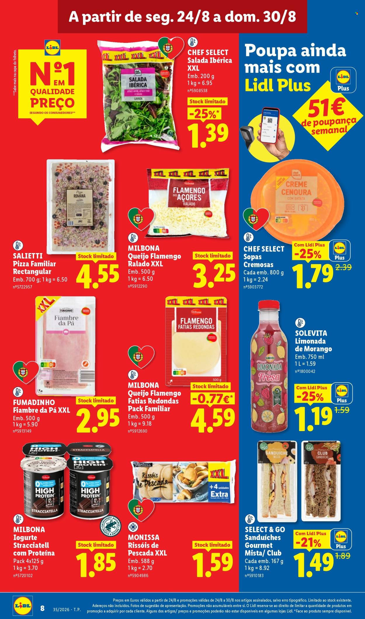 Folheto Lidl - 24.8.2026 - 30.8.2026. Página 8