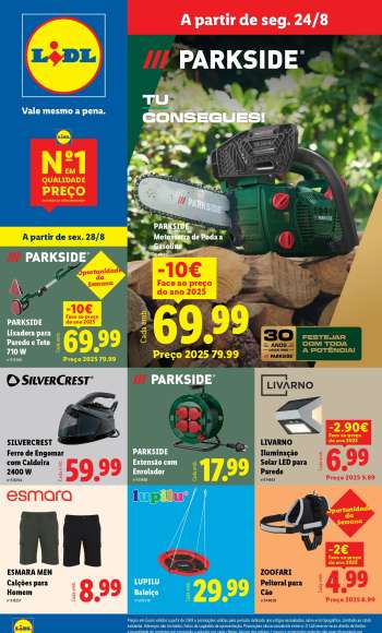 Folheto Lidl - 24.8.2026 - 28.8.2026.