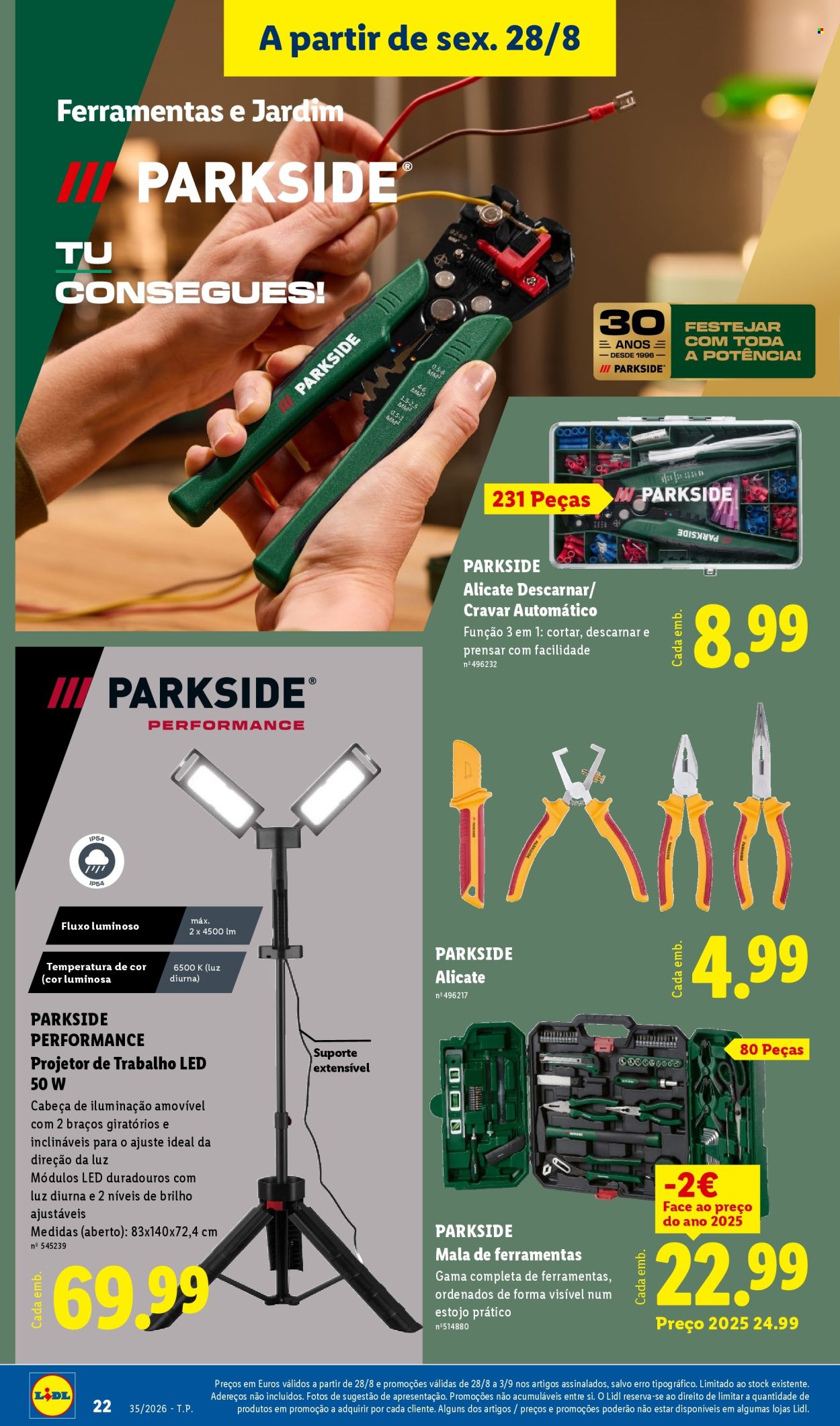 Folheto Lidl - 24.8.2026 - 28.8.2026. Página 22