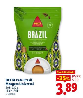 Delta Café Brasil Moagem Universal
