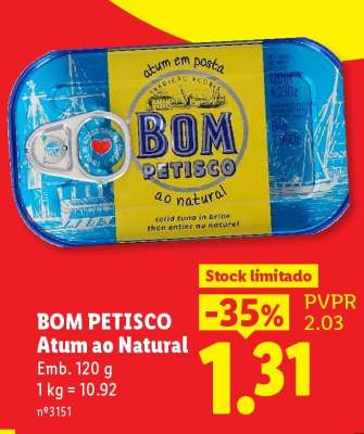 BOM PETISCO Atum ao Natural