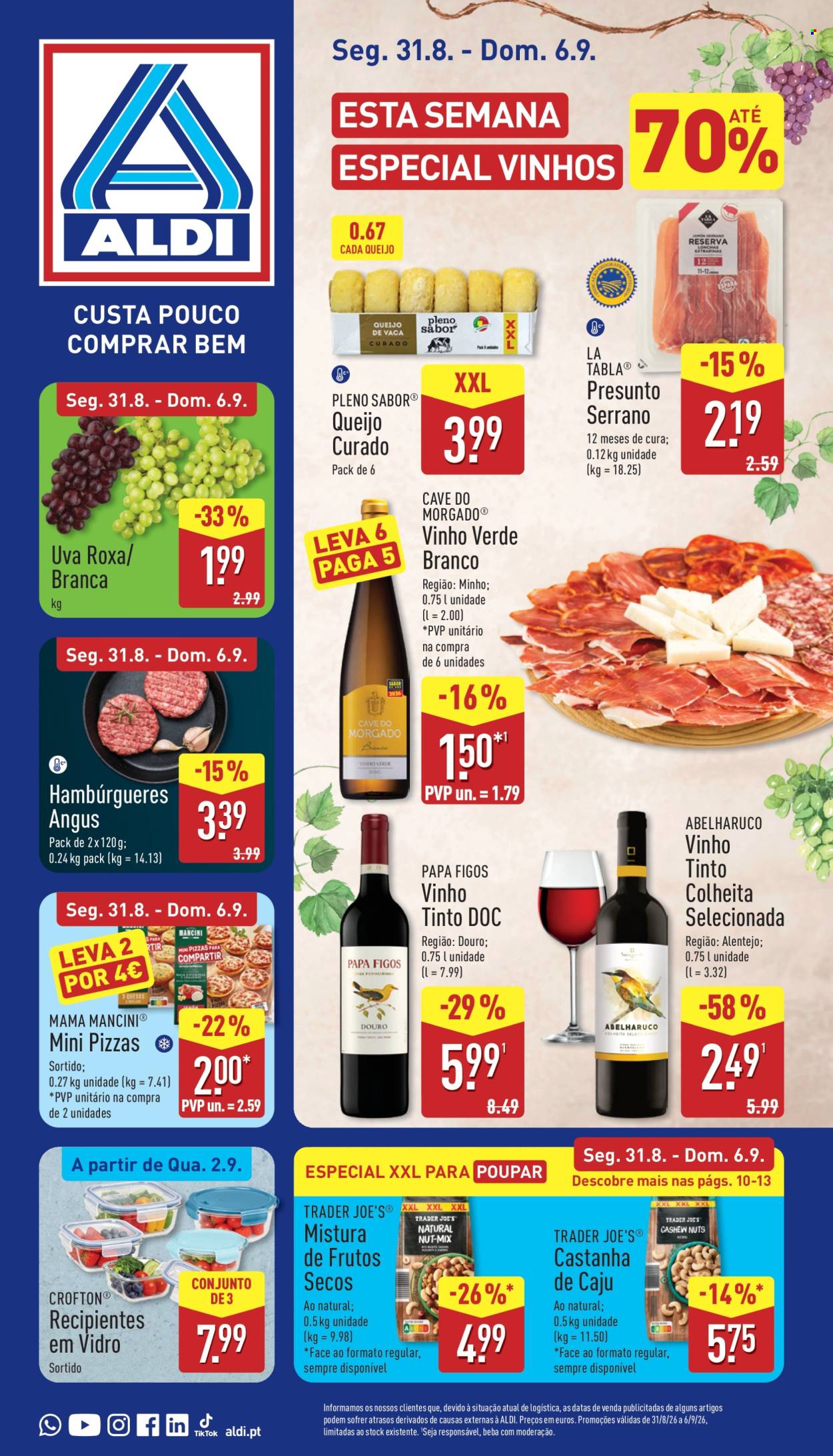 Folheto Aldi - 31.8.2026 - 6.9.2026. Página 1
