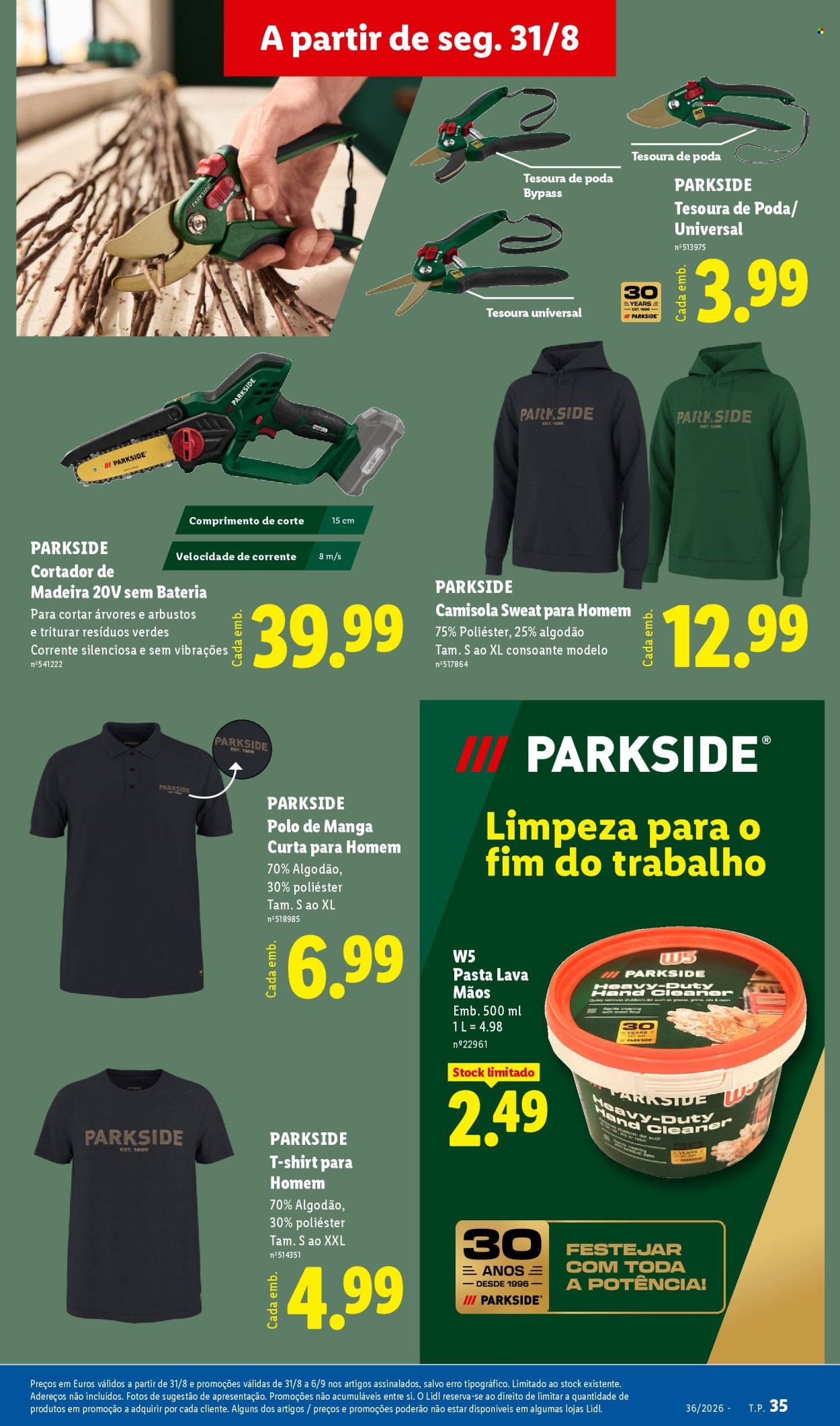 Folheto Lidl - 31.8.2026 - 6.9.2026. Página 35