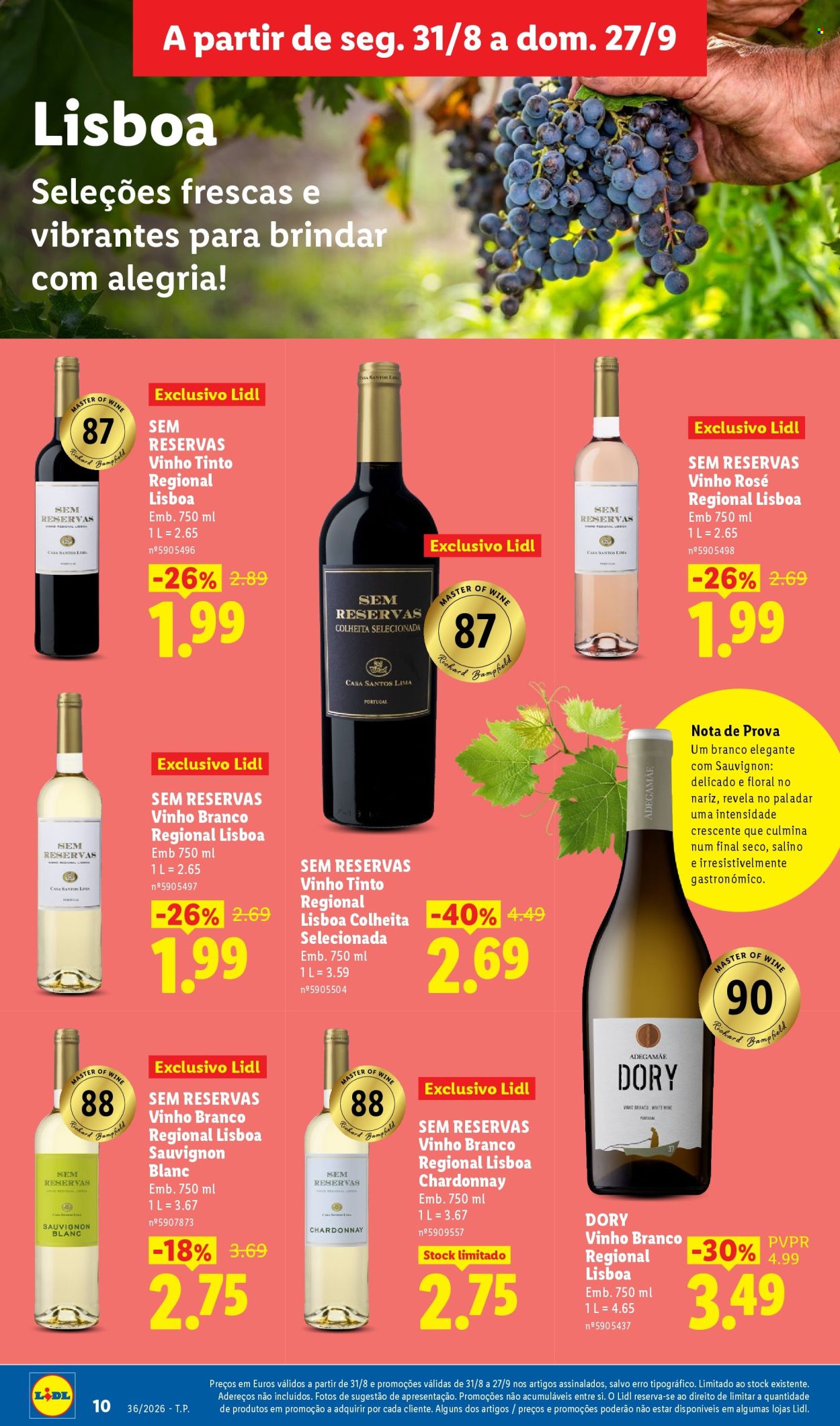 Folheto Lidl - 31.8.2026 - 27.9.2026. Página 10
