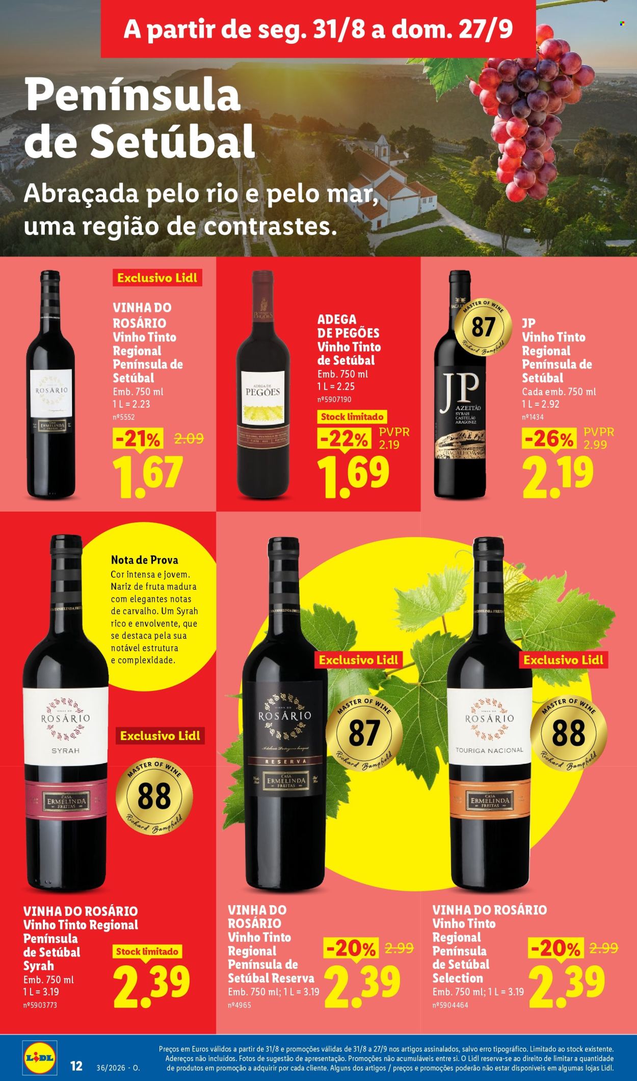 Folheto Lidl - 31.8.2026 - 27.9.2026. Página 12