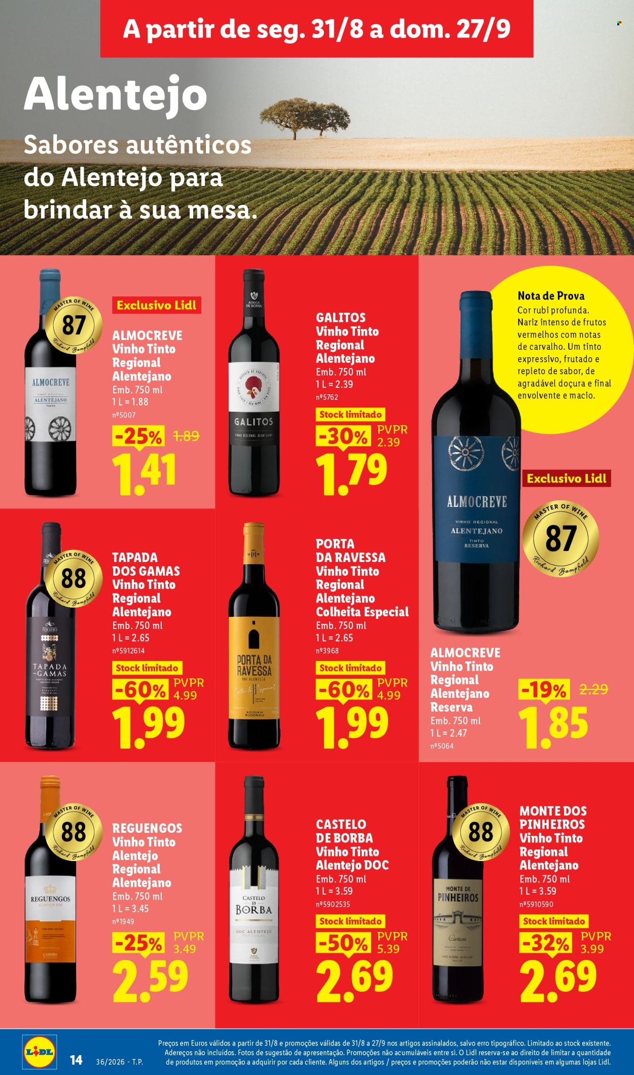 Folheto Lidl - 31.8.2026 - 27.9.2026. Página 14